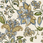 Servietten Hindi Gold Blau